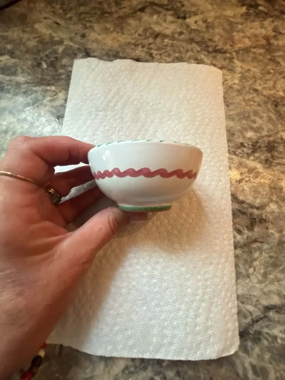 S. SIMEANO Hand Painted Italian Pottery Bowl